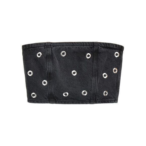 Rotate Birger Christensen Women's Studded Denim Top